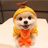 Cozy Fruit Hoodie for Dogs — Fleece Winter Sweater view 4