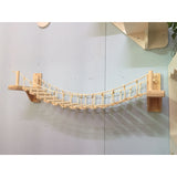 Pine Wall Cat Shelf — Sisal Climbing Perch view 2